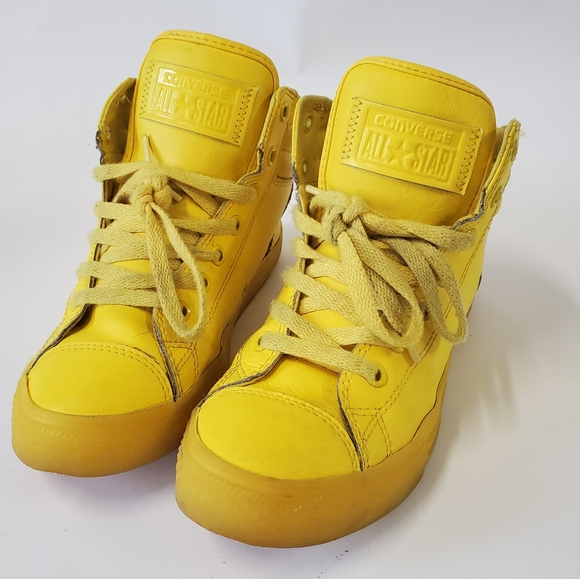 yellow high tops